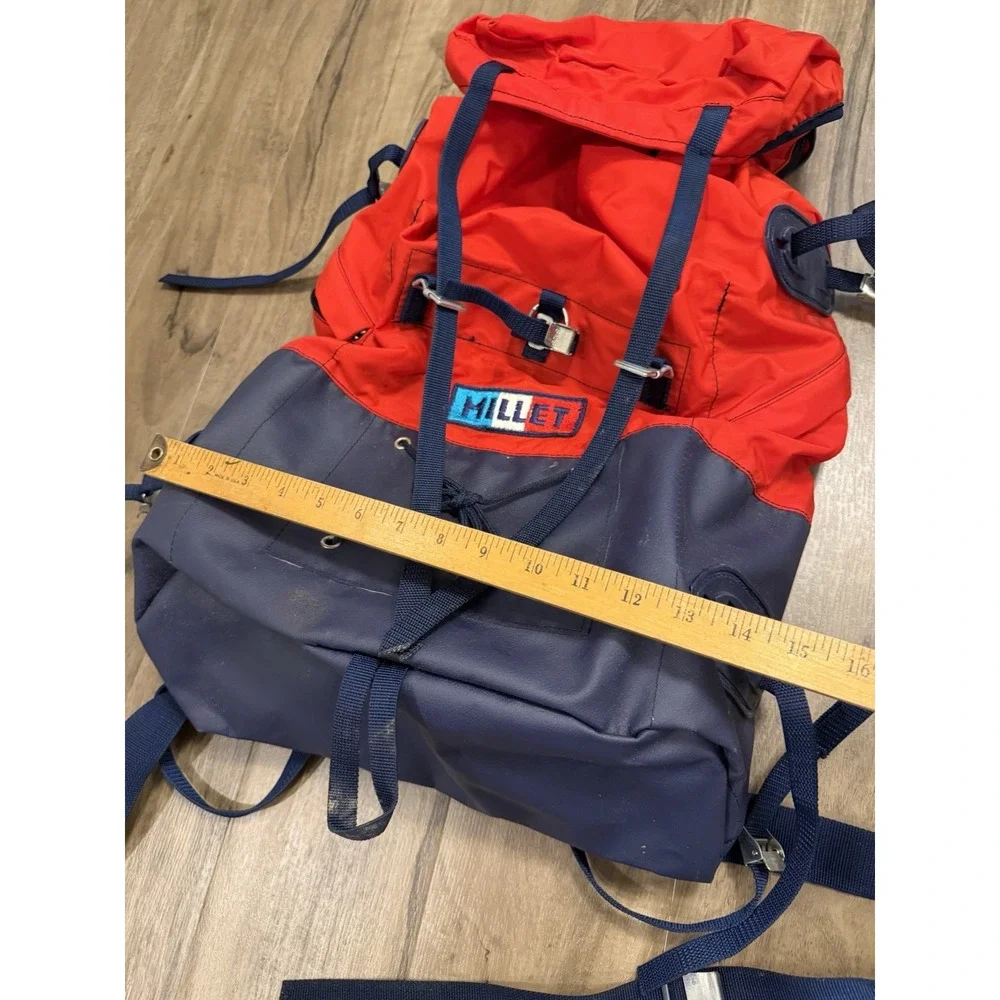 Millet Alpine Mountaineering Backpack Rene Desmaison La Sherpa France Vintage